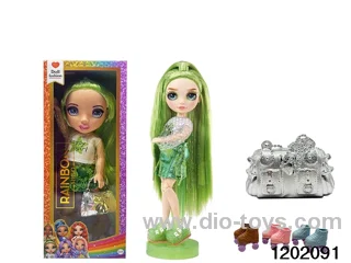 16 inch doll set with lights and music in window box