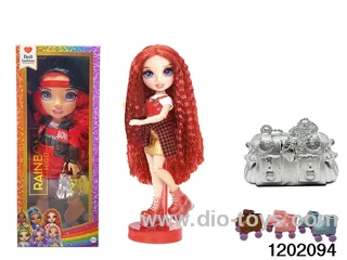 16 inch doll set with lights and music in window box