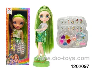 16 inch doll set with lights and music in window box