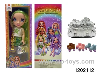 16 inch doll set with lights and music in window box