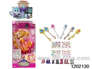 10 inch 12 jointed real body doll set in window box