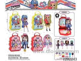 Surprise Cheerleaders New Tote Box (with One Big Doll) with Lights
