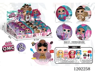 4th generation OMG surprise baby doll (4 colors heat shrink film)