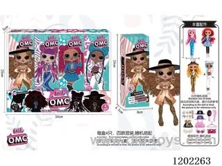 Generation 4 OMG Surprise Big Doll - 4 Sets in Carrying Case