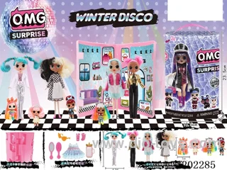 Large Carrying Case Winter Double Doll