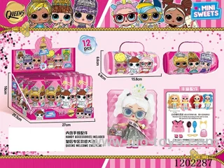 MINISWEETS Surprise Little Dolls Diamonds Small Capsule - Display Box (Pack of 12)