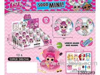 MINISWEETS Surprise Ball Small Dolls-Display Box (12pcs)
