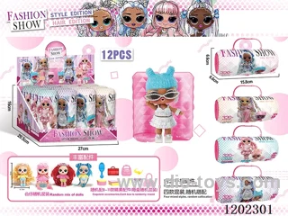 Surprise Little Doll Diamond Tote Capsule-Display Box (Pack of 12)