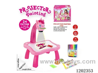 writing tablet with projection (small packages)