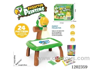 writing tablet with projection
