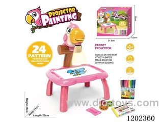 writing tablet with projection