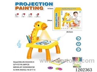 writing tablet with projection
