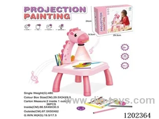 writing tablet with projection
