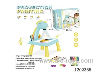 writing tablet with projection