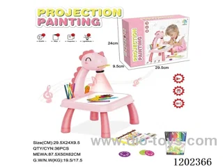 writing tablet with projection