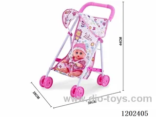 Iron cart with 10 inch boy's music figurine