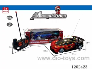 1: 18 Four way 3D Lighting Remote Control Car not included battery