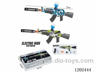 AK47 GUN (two-color mixed) included battery