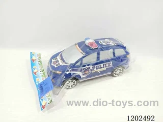Inertial police vehicle