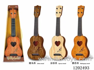 Guitarra de cuatro cuerdas de Peach Heart
