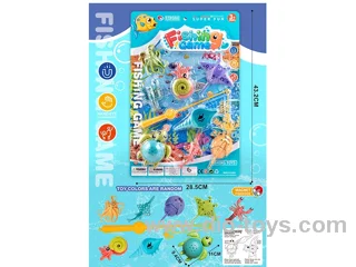 Fishing Set (Magnetic Fishing Rod + Water Play Set 9pcs)