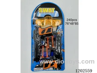 Police set of soft bullet gun