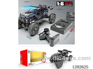 1:6 alloy off-road climbing car 2 colors mixing included battery