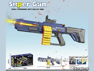 Manual/automatic integrated soft bullet gun with light