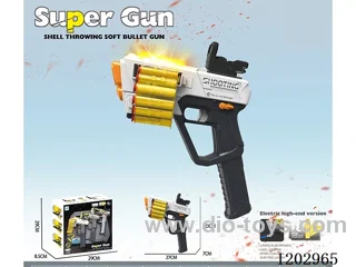 Manual/automatic integrated soft bullet gun with light