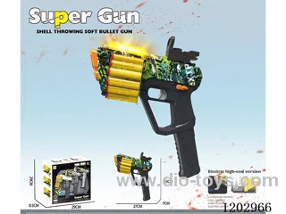 Manual/automatic integrated soft bullet gun with light