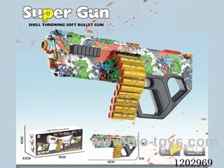 Manual soft bullet gun