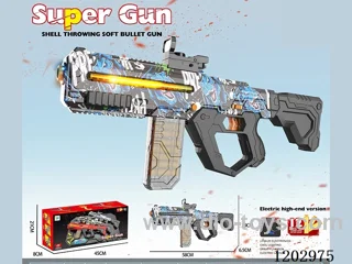 automatic soft bullet gun with light