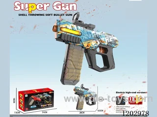 automatic soft bullet gun with light