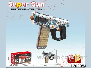 Manual soft bullet gun