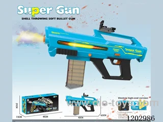 automatic soft bullet gun with light/spray