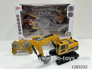 1:22 2.4G 11 ch plastic RC crawler excavator W L/M/spray/One-Click Demo (included battery)