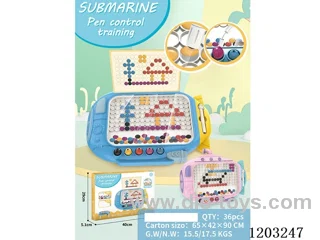 Multi-functional Magnetic Brush Drawing Board (Submarine model)
