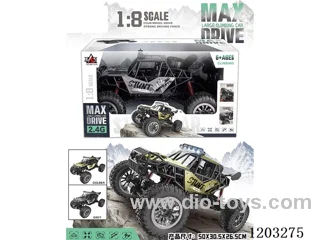 1:8 4WD alloy off-road climbing car with light included battery