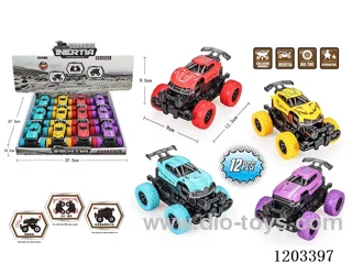 12PCS Inertia Crash Off-road Bursting Vehicle