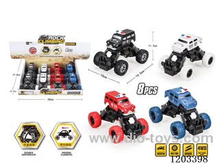8PCS Inertia Off-road Climbing Police Vehicle