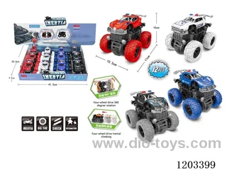12PCS Inertia Swing Spinning Stunt Vehicle