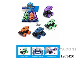 12PCS Inertia Crash Off-Road Bursting Vehicle