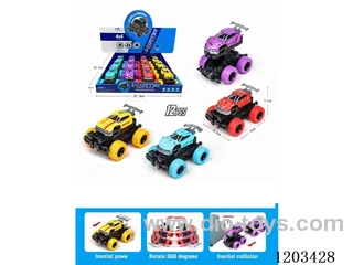 12PCS Inertia Crash Off-Road Bursting Vehicle