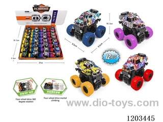 16PCS Dual Inertia Rotating Stunt Watermarked Vehicle