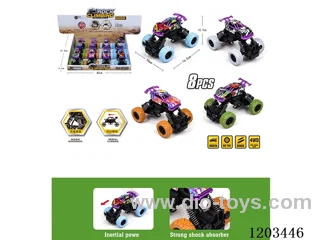 8PCS Inertia Climbing Watermarked Skeleton Vehicle