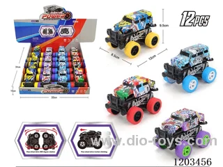 12PCS Inertia 360 degree rotating watermark car