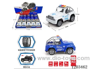 10PCS Inertial Mako Police Car