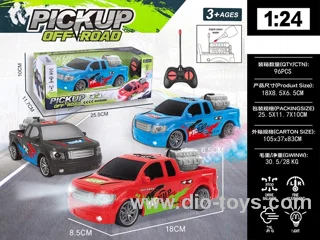 1:24 4ch rc car with spray not included battery