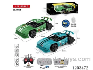 1:22 4ch rc car with light/spray not included battery