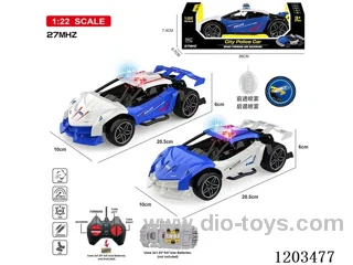 1:22 4ch rc car with light/spray not included battery